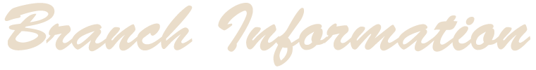 Branch Information